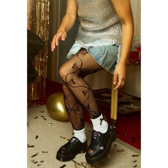 Dr. Martens 1461 Quad Hearts‎ Oxford Loafer Platform Size 7 Women's - Picture 2 of 13